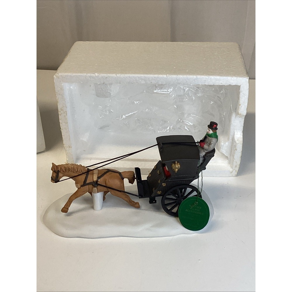 Dept 56 Heritage Village Series Kings Road Cab #5581-6 Original Box Porcelain